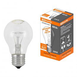 Изображение продукта Лампа накаливания TDM Electric E27 60W прозрачная SQ0332-0036 